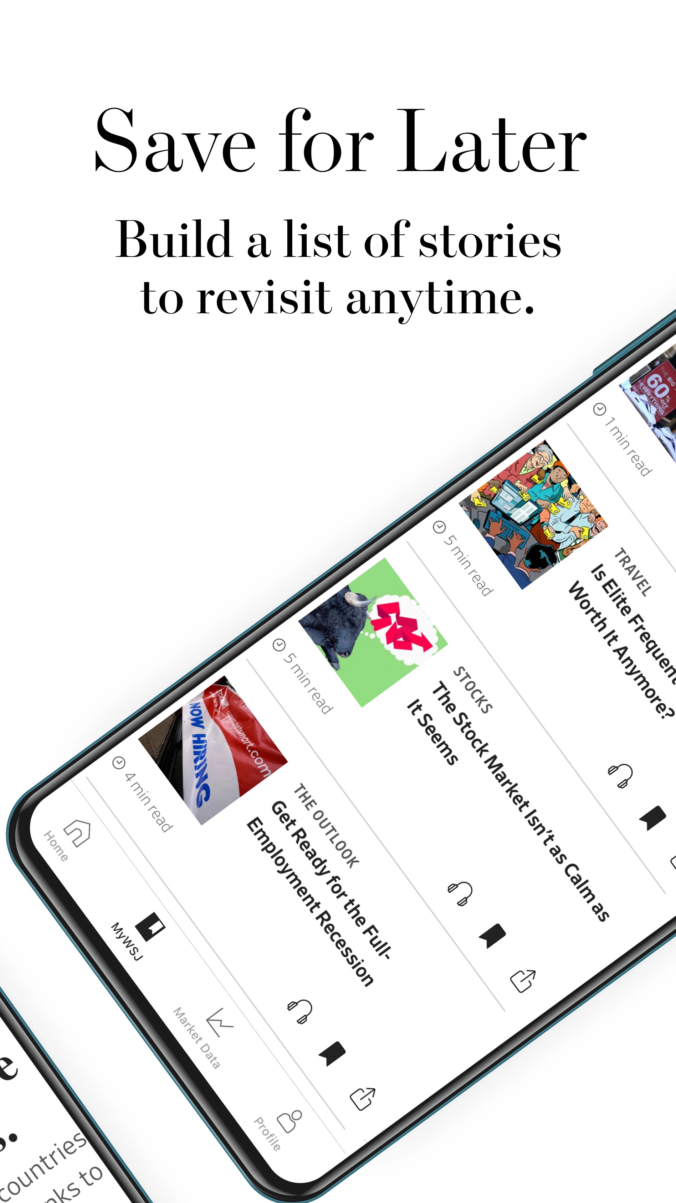 The Wall Street Journal. News screenshot